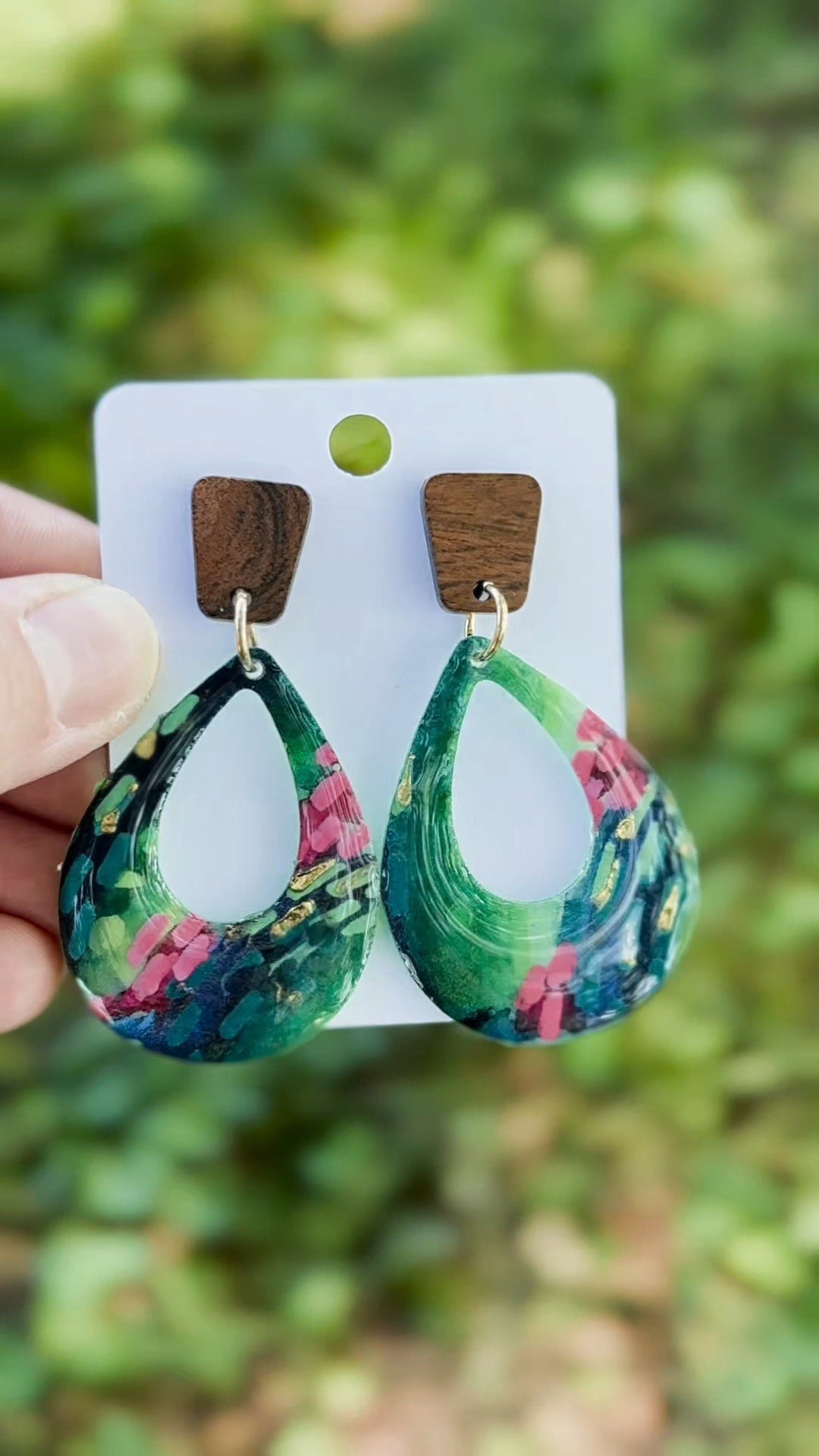 Dragon Fruit Fantasy - Watercolor Dangles
