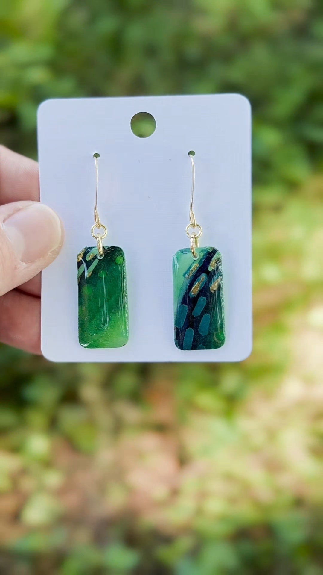 Dragon Fruit Fantasy - Watercolor Dangles