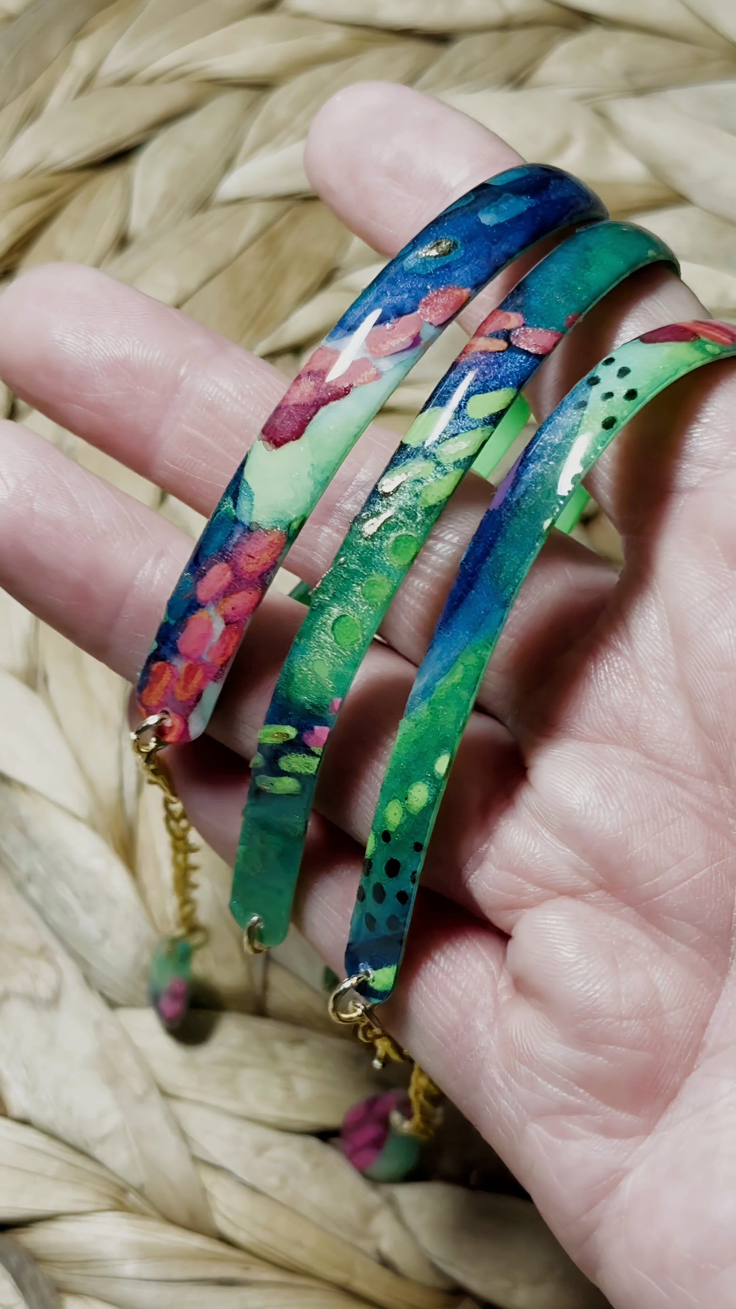 Dragon Fruit Fantasy - Bangle Bracelets