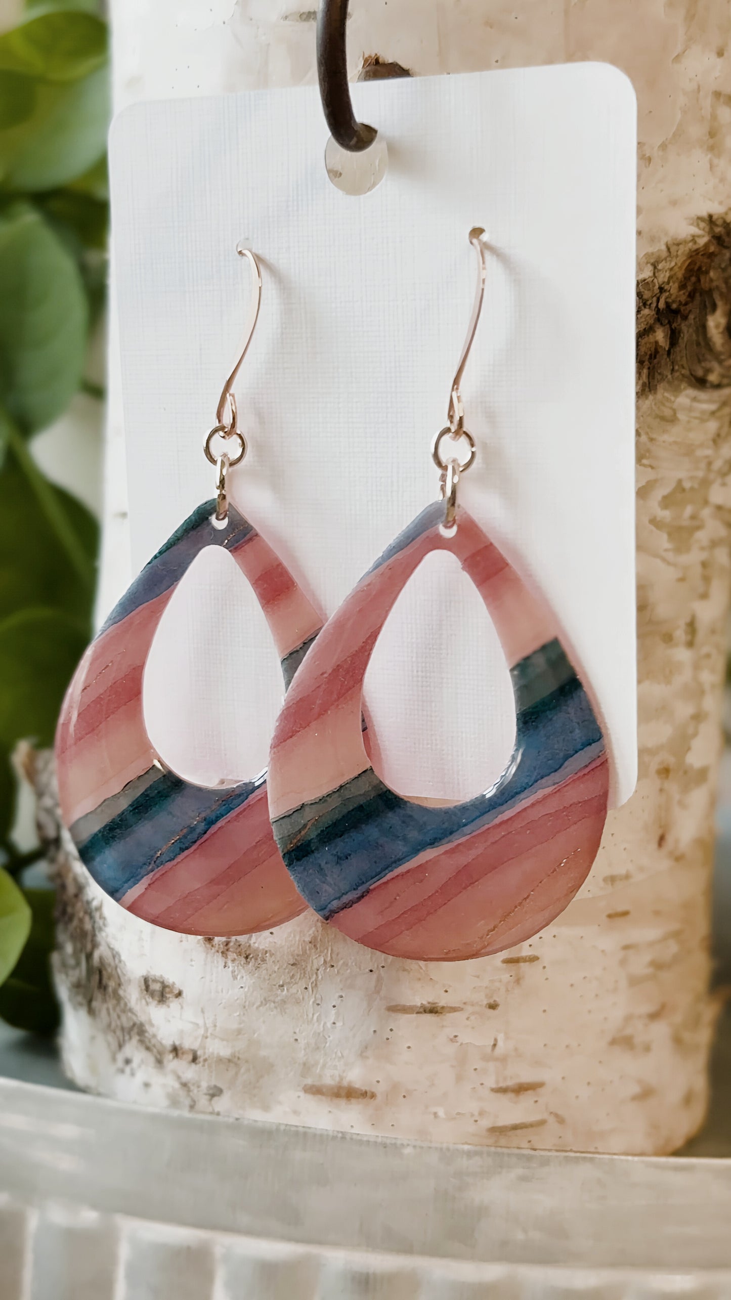 Coquina Beach - Watercolor Dangles