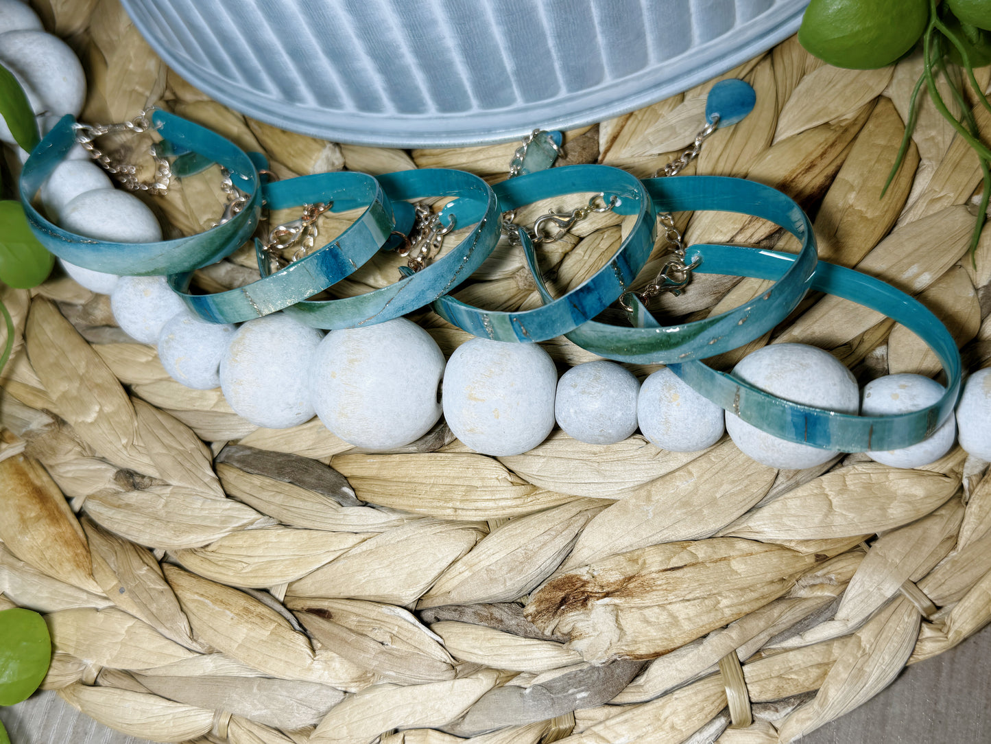 Green Serenity - Bangle Bracelets