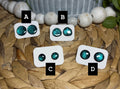 Color-shift stud earrings!