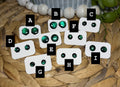 Color-shift stud earrings!