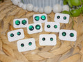 Sea Green Prismatic Studs