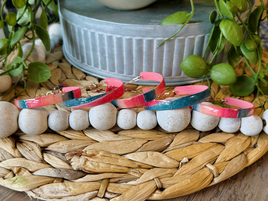 Deep Coral - Bangle Bracelets