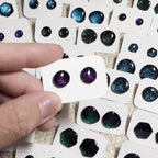 Violet Prismatic Studs