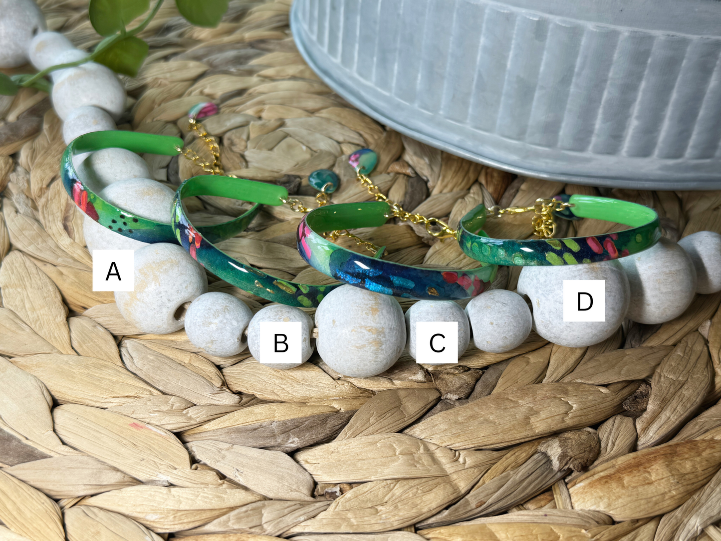 Dragon Fruit Fantasy - Bangle Bracelets
