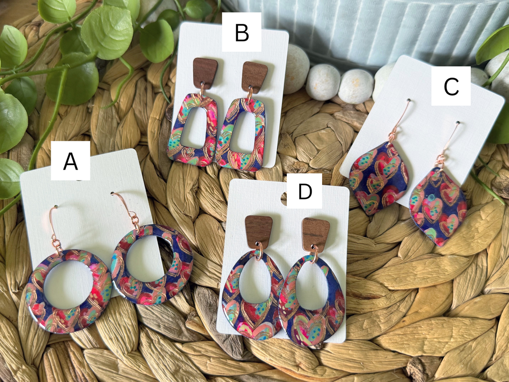 Lisa Frank Inspired Hearts