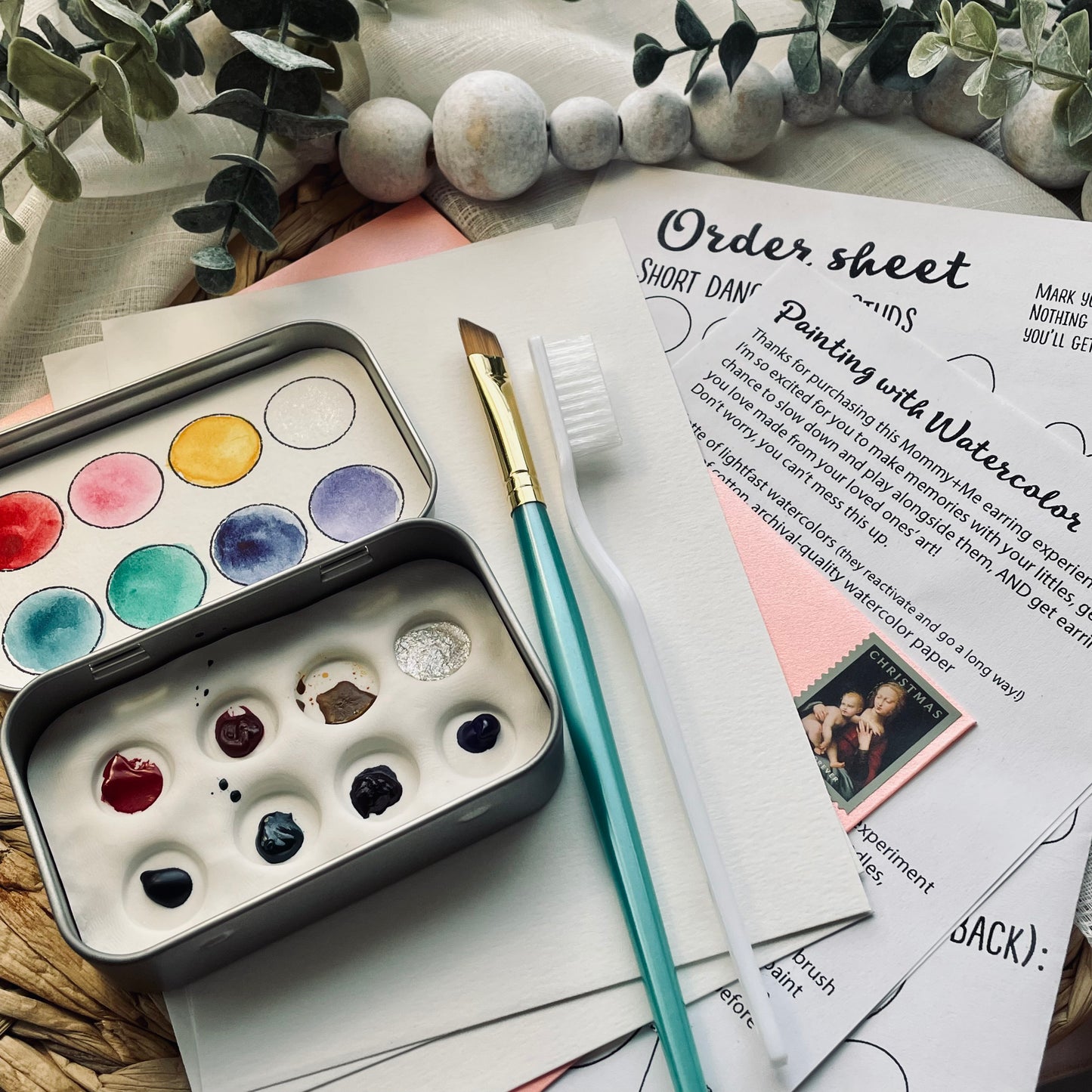 Watercolor Party Kit